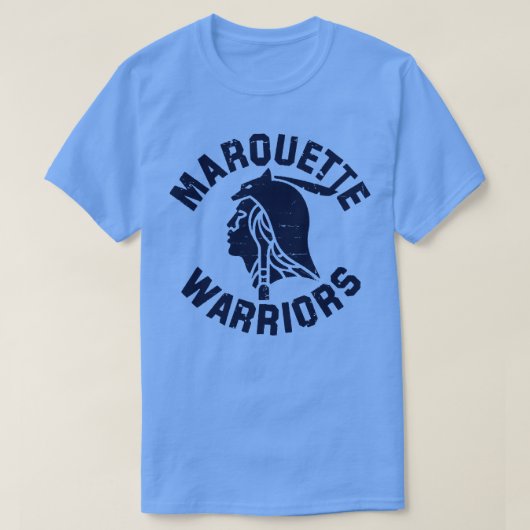 Marquette Warriors Marine Kids Long Sleeve TShirt (Design devant)