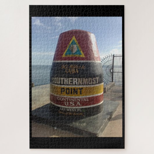 Marqueur Point le plus au sud, Puzzle Ouest Clé (Vertical)
