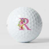 Marqueurs de balle de golf R Floral (Recto)