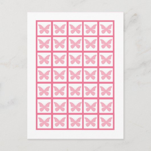 Marqueurs de cartes de bingo Girly Butterfly Zebra (Devant)