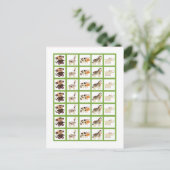 Marqueurs de cartes de bingo Jacana Animaux violet (Debout devant)