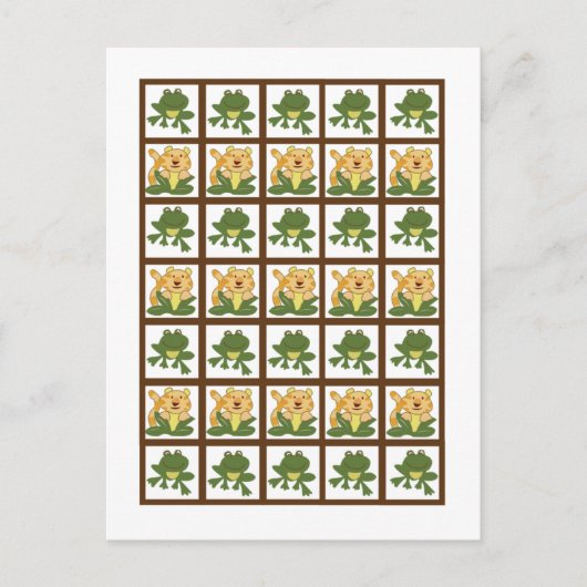 Marqueurs de cartes de bingo Jungle Baby (Devant)