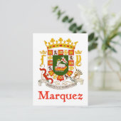 Marquez Shield of Puerto Rico Briefkaart (Staand voorkant)