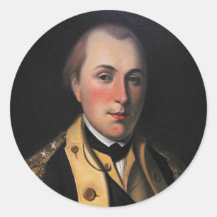 Marquis de Lafayette Ronde Sticker