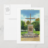 Marquis de Montrustig Monument Scene Briefkaart (Voorkant / Achterkant)