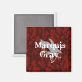 Marquis Gray Magnet (Recto/Verso)