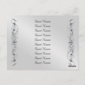 Marquis Green Jewel Numéro de table Carte postale (Dos)