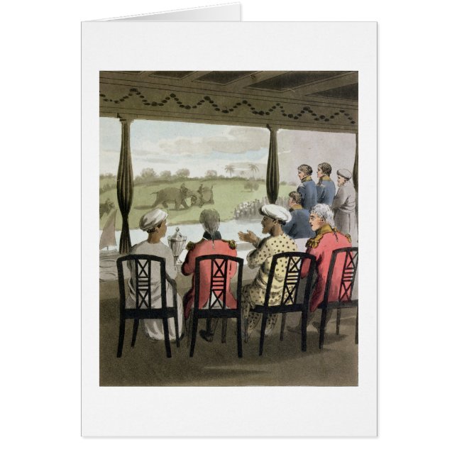 Marquis Wellesley et sa suite, au nabab d'O (Devant)