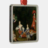 Marquise de Montespan Metalen Ornament (Rechts)