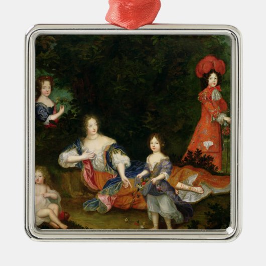 Marquise de Montespan Metalen Ornament (Voorkant)