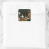 Marquise de Montespan Vierkante Sticker (Tas)