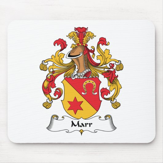Marr Family Crest Muismat (Voorkant)