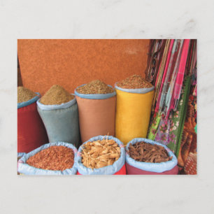 marrackech-specerijen briefkaart