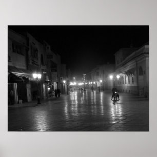 Marrakech bij zonsopgang poster