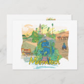 Marrakech Briefkaart (Voorkant / Achterkant)