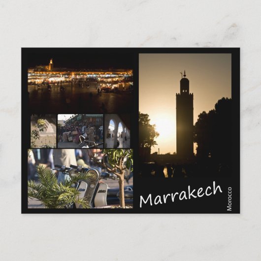Marrakech Briefkaart (Voorkant)