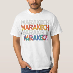 Marrakech: de kleuren van Marokko T-shirt