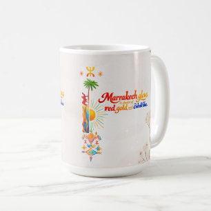 Marrakech gloeit – Levendige Marokkaanse kunst T-s Koffiemok