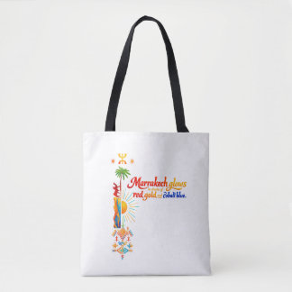 Marrakech Glows – Vibrant Moroccan Art Tee Draagtas