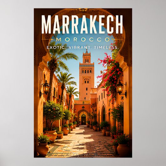 🌺 Marrakech Maroc Décoration d'intérieur de ville (Devant)