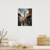 Marrakech Maroc Peinture Art Imprimer Poster (Cuisine)