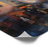 Marrakech Maroc Peinture Impression d'Art Affiche (Coin)