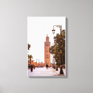 Marrakech (Marokko) Canvas Afdruk