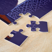 Marrakech Marokko Cat Retro Legpuzzel (Zijkant)