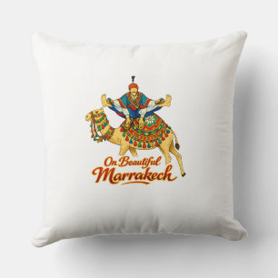 Marrakech Marokko Design Kleurrijk Reis Kunst Kussen