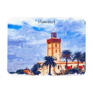 Marrakech Marokko Moskee Reizen Magneet