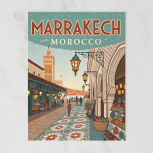  Marrakech Marokko Souk Briefkaart