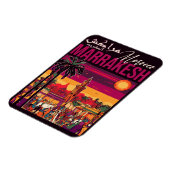 Marrakech Marokko souk Toerisme Reizen Souvenir Magneet (Linkerzijde)