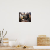 Marrakech Riad Maroc Art Print Poster (Cuisine)