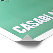 Marrakesh Art Morocco Travel Poster Casablanca (Coin)