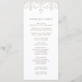 Marrakesh huwelijksprogramma | Linen Greige Programma (Achterkant)