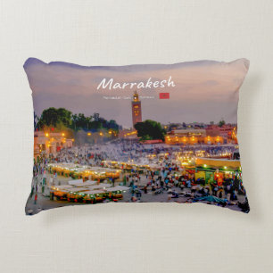 Marrakesh, Marokko - Jemaa el Fnaa plein Accent Kussen
