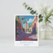 Marrakesh Marokko Reizen Briefkaart (Staand voorkant)