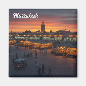 Marrakesh Marokko Reizen Magneet (Voorkant)