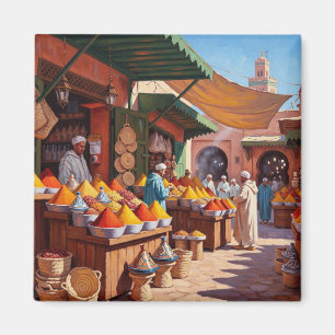 Marrakesh Marokko Reizen Magneet