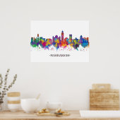 Marrakesh Marokko Skyline Poster (Keuken)