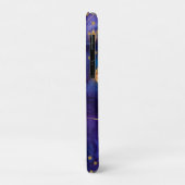Marrakesh Midnight Lantern & Gold Bokeh Monogram Case-Mate iPhone Case (Achterkant/links)