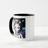marrant alien en céramique accent mug 11oz (Devant gauche)