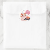marrant chat autocollant (Sac)