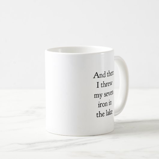 marrant golf cadeau mug (Devant droit)