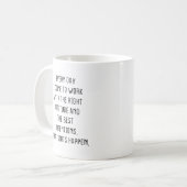 marrant tasse de travail, chaque jour je viens tra (Devant gauche)