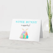 marrante oeufs de Pâques grossesse faire-part lapi (Devant)