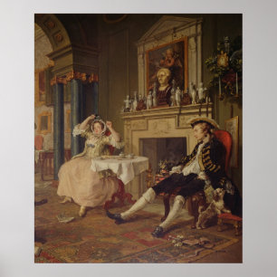 Marriage a la Mode:II- The Tete a Tete, c.1743 Poster