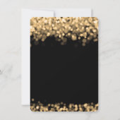 Marriage/Elopement Gold Lights Aankondiging (Achterkant)