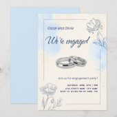 marriage invitations we got married  (Devant / Derrière)