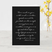 Marriage Quote-Robert Frost Kaart (Gele Bloem)